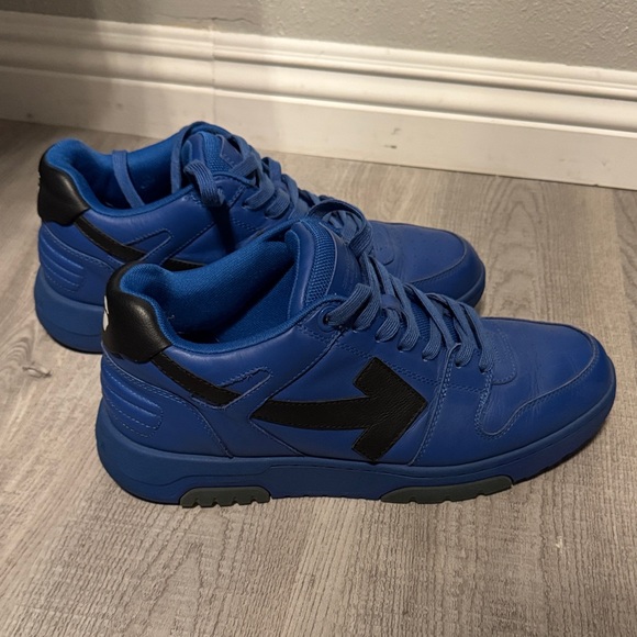 Off-White Blue and Black Sneakers